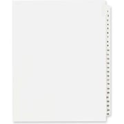 AVERY DENNISON Avery Side Tab Legal Exhibit Index Divider, 1 to 25, 8.5"x11", 1 Tab/25 Sets, White/White 1330